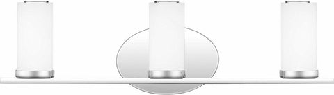 Quoizel Lighting ASH29912C August Collection Three Light Bath Bar in Polished Chrome Finish