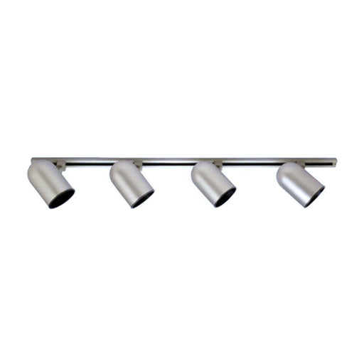 Epiphany Lighting PTH5030BN Four Light R30 Bullet Cylinder Track Kit in Brushed Nickel Finish