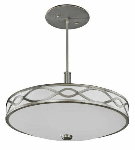 AFX HZP413SNMV Hudson Collection Pendant Chandelier in Satin Nickel Finish