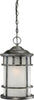 Nuvo Lighting 60-5734 Manor Collection One Light Energy Star GU24 Exterior Outdoor Hanging Lantern in Aged Silver Finish