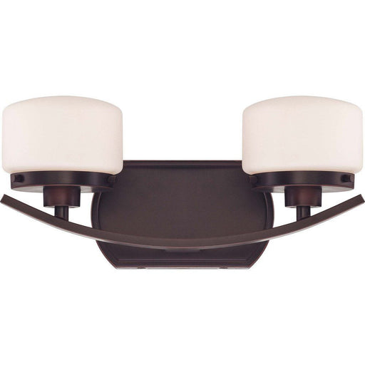 Nuvo Lighting 60-5122 Austin Collection Two Light Bath Vanity Wall Mount in Russet Bronze Finish - Quality Discount Lighting