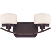 Nuvo Lighting 60-5122 Austin Collection Two Light Bath Vanity Wall Mount in Russet Bronze Finish - Quality Discount Lighting