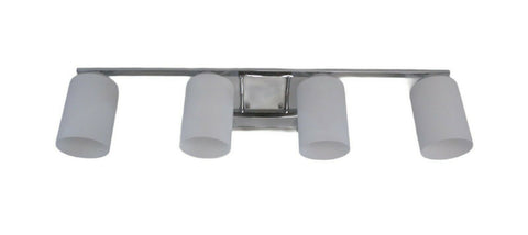 Trans Globe Lighting PL-470524PC-LED Mod Pod Collection Four Light GU24 Bath Wall Fixture in Polished Chrome Finish