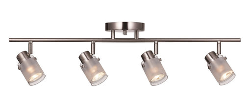 Trans Globe Lighting TK77-4-BN Four Light Semi Flush LED Track in Brushed Nickel Finish