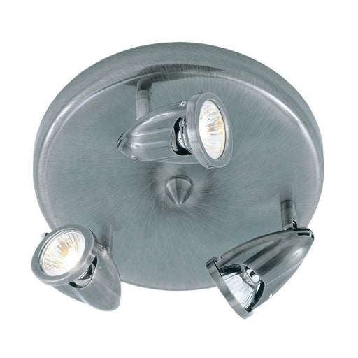 Trans Globe Lighting W-462 BN Stingray Collection Three Light Directional Flush Ceiling Light in Brushed Nickel Finish