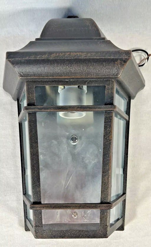 Trans Globe Lighting 13221 One Light Outdoor Wall Lantern in Rubbed Oil Bronze Finish