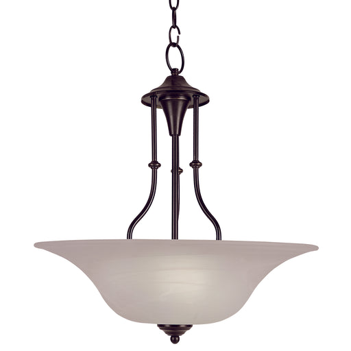 Trans Globe 6543 ROB 3 Light Pendant In Oil Rubbed Bronze Finish