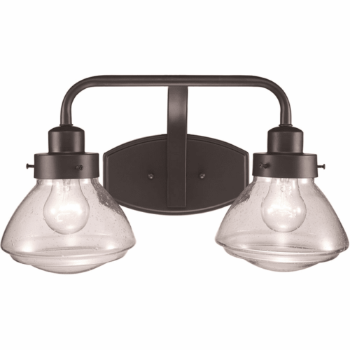 Trans Globe Lighting 71622 ROB Colorado Collection Two Light Bath Wall Mount in Oil Rubbed Bronze Finish