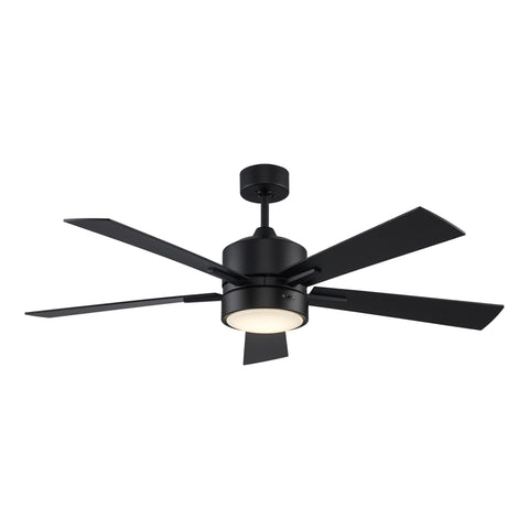 Trans Globe Arden Collection F-1032 BK Special Order Five Blade Ceiling Fan in Black Finish