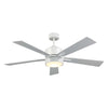 Trans Globe Arden Collection F-1032 WH Special Order Five Blade Ceiling Fan in White Finish