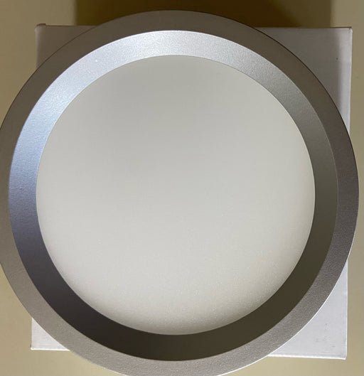 Trans Globe LED-30031 SL LED Disk Light in Silver Finish - also available white and black