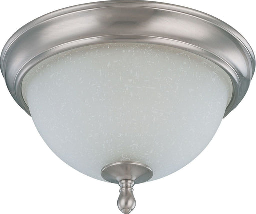 Nuvo Lighting 60-2788 Bella Collection Two Light Flush Ceiling in Brushed Nickel Finish