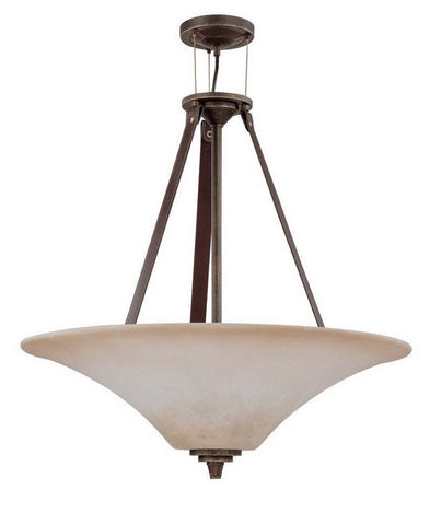 Nuvo Lighting 60-1182 Viceroy Collection Four Light Pendant Chandelier in Golden Umber Finish - Quality Discount Lighting
