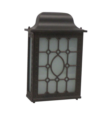 Rainbow EVER 4022 RT Two Light Exterior Wall Lantern in Rust Finish