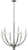Hinkley Lighting 4926 BN Splendor Collection Six Light Hanging Pendant Chandelier in Brushed Nickel Finish - Discount Lighting Fixtures