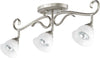 Quorum International 3810-3-64 Spencer Collection Three Light Ceiling Rail Light in Classic Nickel Finish - Quality Discount Lighting