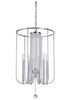 Craftmade Lighting 40636 CH Cascade Collection Six Light Hanging Pendant Chandelier in Polished Chrome Finish