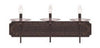 Craftmade Lighting 36303 ABZG Amsden Collection Three Light Bath Vanity Wall Mount in Aged Bronze Finish