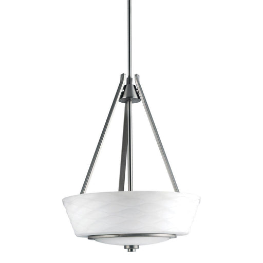 Aztec by Kichler Lighting 34982 Three Light Daphne Collection Hanging Pendant Chandelier in Brushed Nickel Finish - Quality Discount Lighting