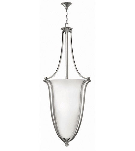Hinkley Lighting 4668 BN Bolla Collection Eight Light Hanging Pendant in Brushed Nickel Finish