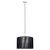 Eglo Lighting 20102A Fabienne Collection One Light Pendant Chandelier in Chrome Finish - Quality Discount Lighting