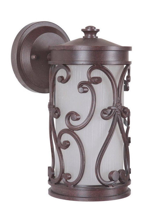 Craftmade Lighting Z5304-98 LED Glendale Collection LED Exterior Outdoor Wall Lantern in Aged Bronze Finish