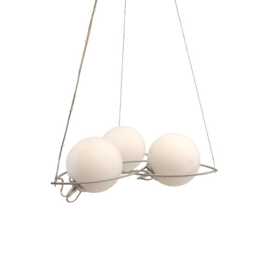 Oxygen Lighting 2-645-59 Ghita Collection Hanging Pendant Chandelier in Silver Graphite Finish