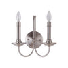 Craftmade Lighting 40762 PLN Avery Collection Two Light Wall Sconce in Polished Nickel Finish