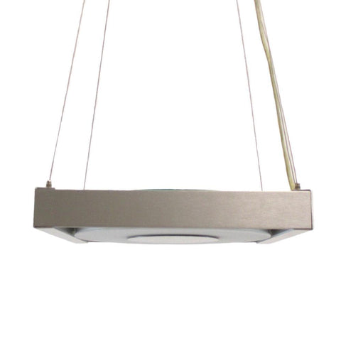 Oxygen Lighting 2-6118-16 One Light Energy Efficient Hanging Pendant in Aluminum Finish