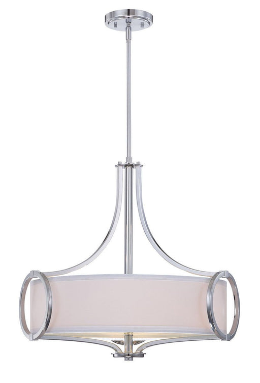 Designers Fountain Lighting 84031-CH Mirage Collection Three Light Hanging Pendant Chandelier in Polished Chrome Finish