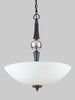 Z-Lite Lighting 604P Harmony Collection Three Light Pendant Chandelier in Matte Black Finish