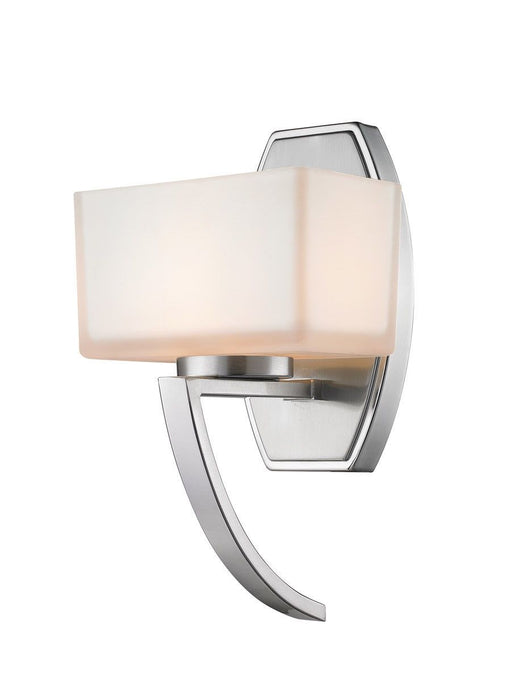 Z-Lite Lighting 614-1SBN Cardine Collection One Light Wall Sconce in Brushed Nickel Finish