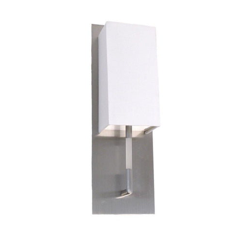 Oxygen Lighting 2-598-24 One Light Epoch Collection Fluorescent Wall Sconce in Satin Nickel Finish
