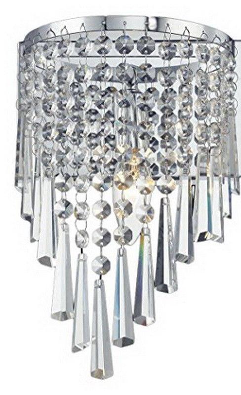 Z-Lite Lighting 868CH-1S Tango Collection One Light Wall Sconce in Polished Chrome Finish
