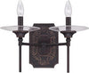 Craftmade Lighting 36362 ABZG Amsden Collection Two Light Wall Sconce in Aged Bronze Finish