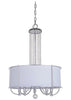 Craftmade Lighting 40695 CH Cascade Collection Five Light Hanging Pendant Chandelier in Polished Chrome Finish