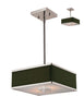 Z-Lite Lighting 197-12 Rego Collection Two Light Hanging Pendant or Semi Flush Ceiling Mount in Brushed Nickel Finish