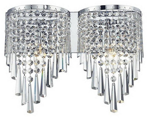 Z-Lite Lighting 868CH-2V Tango Collection Two Light Bath Vanity Wall Sconce in Polished Chrome Finish