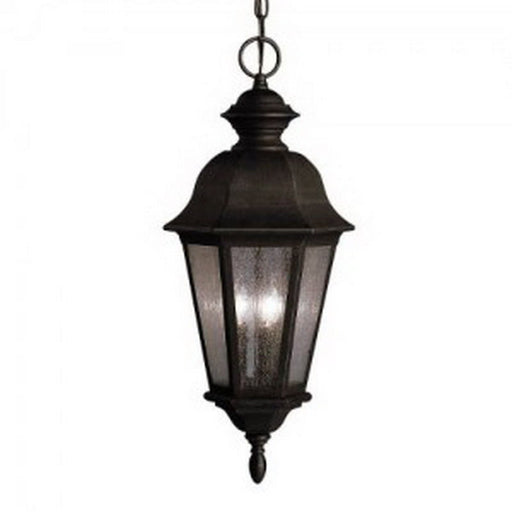 Aztec 39910 By Kichler Lighting Cadiz Collection Three Light Outdoor Hanging Lantern in Distressed Black Finish - Quality Discount Lighting