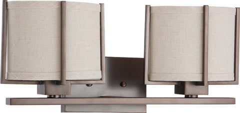 Nuvo Lighting 60-4452 Portia Collection Two Light Bath Vanity Wall in Hazel Bronze Finish - Quality Discount Lighting