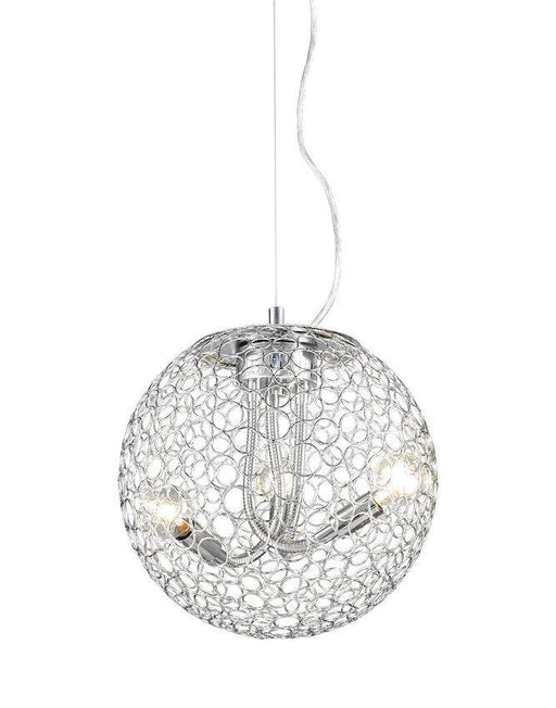 Z-Lite Lighting 175-12 Saatchi Collection Three Light Hanging Pendant in Chrome Finish