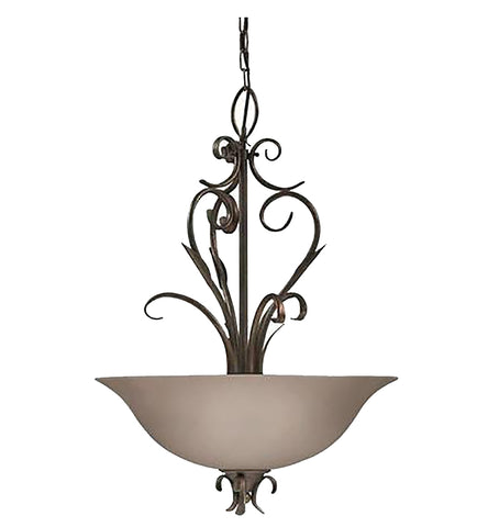 Kichler Lighting 44003 Three Light Hanging Pendant Chandelier in Olde Bronze Finish - Quality Discount Lighting