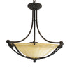 Kalco Lighting 5466 RB Illucio Collection Three Light Chandelier in Rembrandt Bronze Finish - Quality Discount Lighting