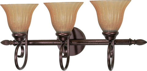Nuvo Lighting 60-42413-LED Three Light LED Bath Wall Sconce in Copper Bronze Finish