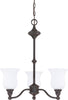 Nuvo Lighting 60-1781 Glenwood Collection Three Light Hanging Chandelier in Sudbury Bronze Finish - Quality Discount Lighting