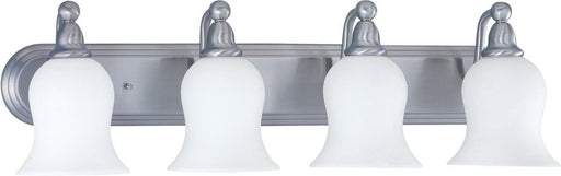 Nuvo Lighting 60-1815 Glenwood Collection Four Light Bath Vanity Wall Mount in Brushed Nickel Finish