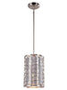 Z-Lite Lighting 185-6 Saatchi Collection One Light Hanging Mini Pendant in Chrome Finish