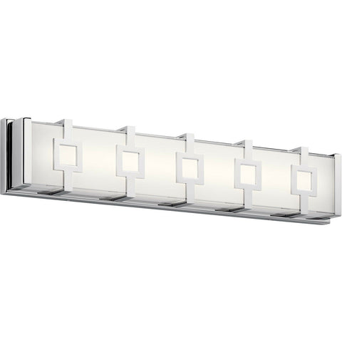 Elan by Kichler Lighting 83904 Velitri Collection LED Bath Vanity Wall Light in Chrome Finish