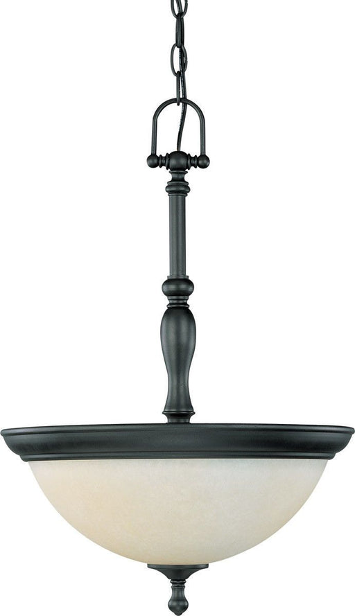 Nuvo Lighting 60-2783 Bella Collection Three Light Hanging Chandelier in Aged Bronze Finish