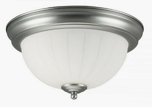Rainbow EVER 2908 BN One Light Flush Ceiling Mount in Brushed Nickel Finish